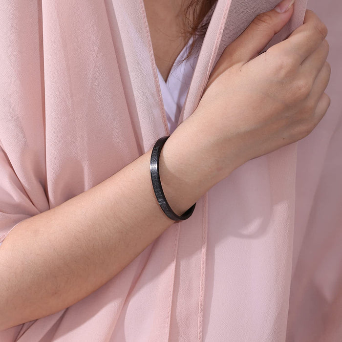 Qitian Islamic Jewelry Gifts for Women Allah Gold Bangles Bracelets Ayatul Kursi Arabic Cuff Bracelet for Women Islam Eid Ramadan Gifts | Gift for Muslims | Islamic Gift | Ramadan Eid Gift for Muslims