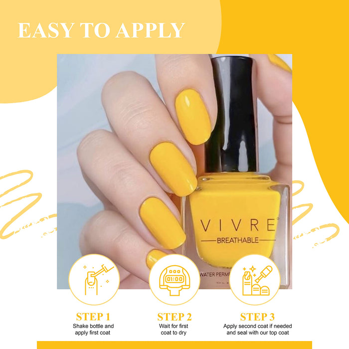 Halal Cosmetic Nail Polish | Quick Dry and Shiny | Certified Halal, Vegan and Non Toxic | Long Lasting | Breathable and Water Permeable | Gift for Muslims | Islamic Gift | Ramadan Eid Gift for Muslims
