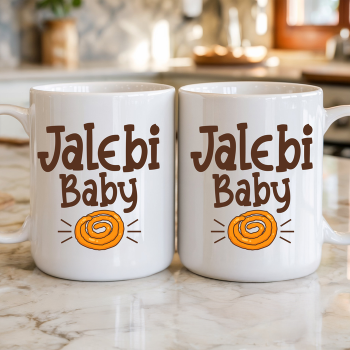 Jalebi Baby Mug (Double-Sided Print)
