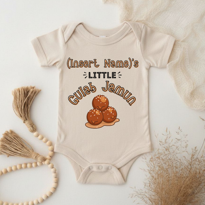 Personalized Little Gulab Jamun Onesie
