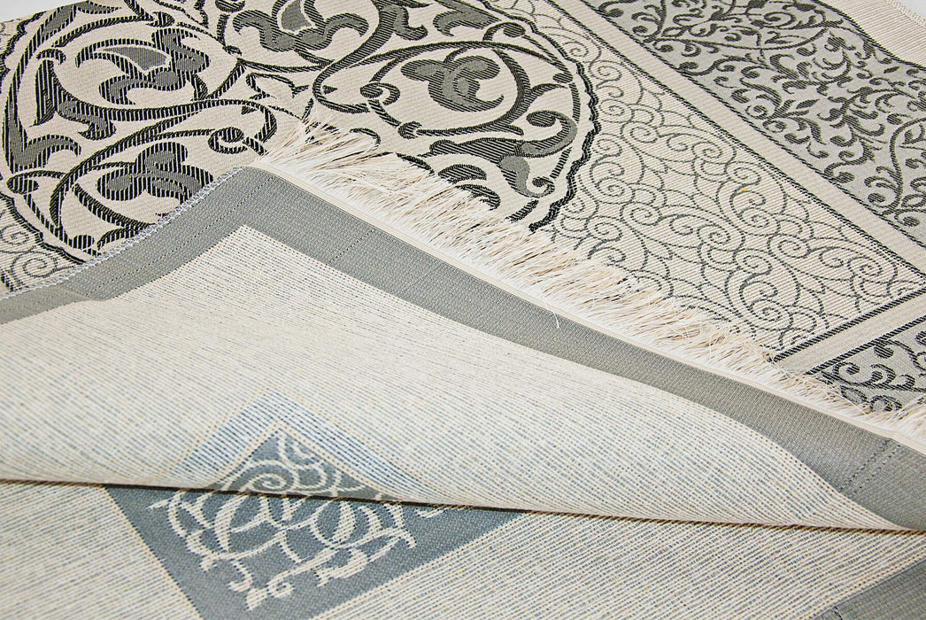 Muslim Prayer Rug & Beads with Gift Box Set | Janamaz, Sajadah, Soft Islamic Gifts Set, Carpet Mat, Taffeta Fabric | Gift for Muslims | Islamic Gift | Ramadan Eid Gift for Muslims