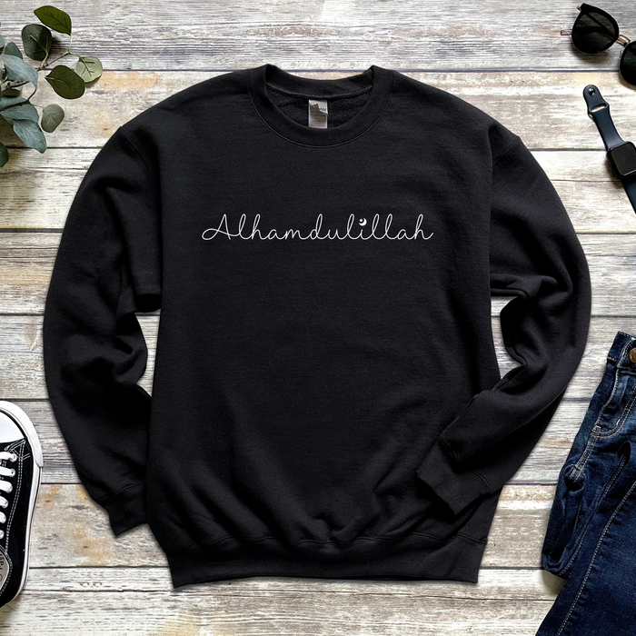 Alhamdulillah with Moon & Star Sweatshirt