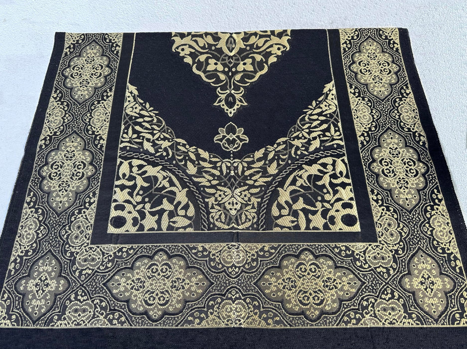 Muslim Prayer Rug Gift Set | Islamic Gift Set | Velvet Full Arabic Quran | Elegant Kaaba Design Box | Ayatul Kursi | Prayer Beads | Bookmark | Janamaz Salah Mat | Gift for Muslims | Ramadan Eid Gift