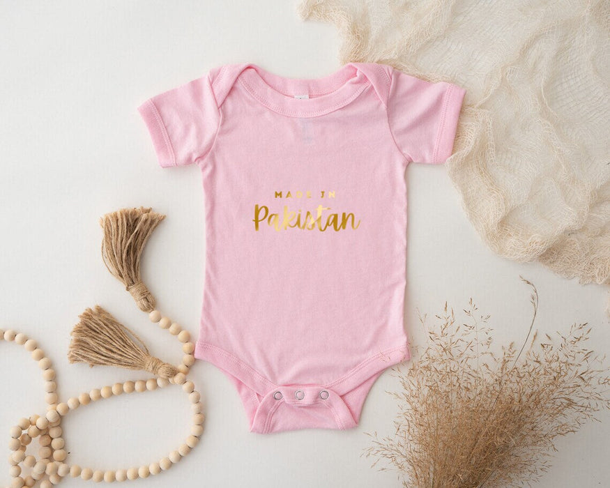 GOLD Personalized Made in [INSERT COUNTRY] Onesie