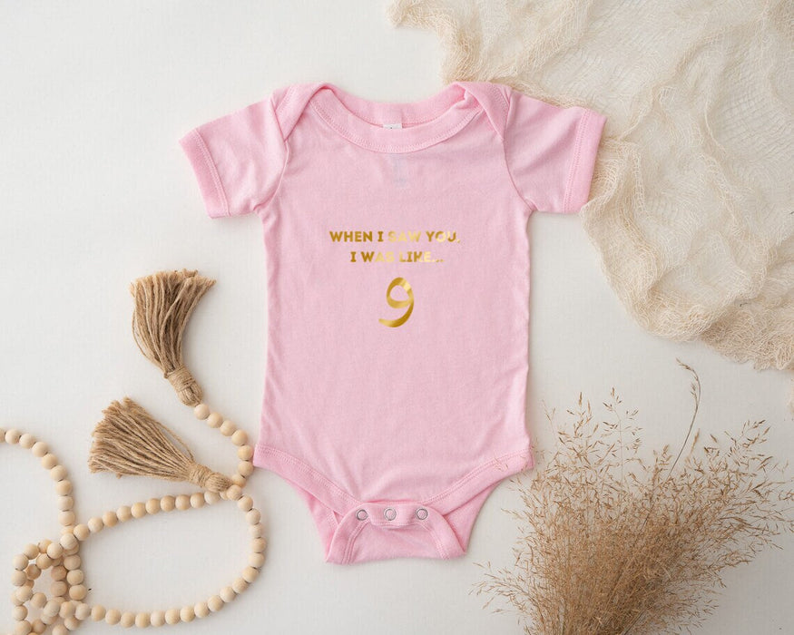 GOLD When I Saw You I was Like و ("Wow") Onesie