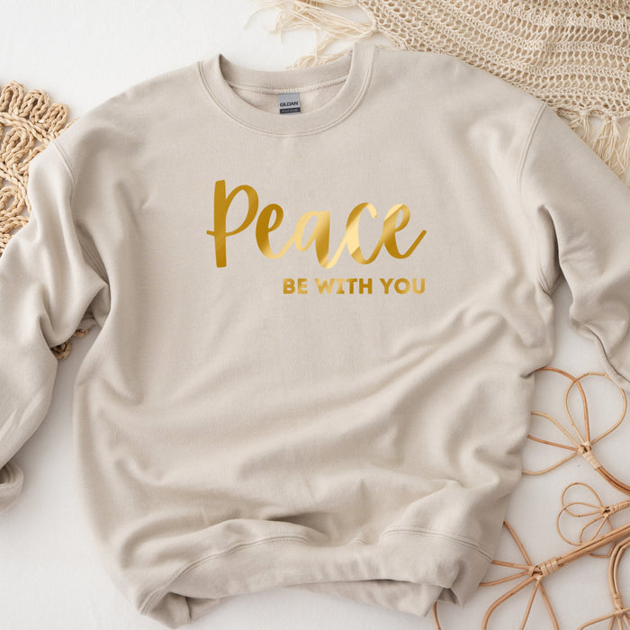 GOLD Peace Be With You Sweatshirt