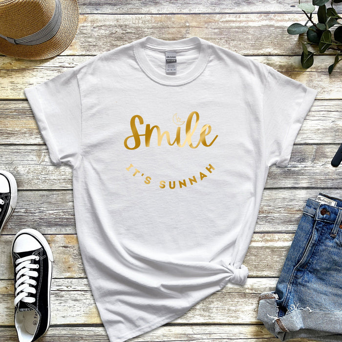 GOLD Smile It's Sunnah T-Shirt