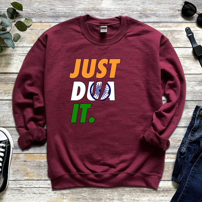 Just Dua It India Flag Sweatshirt