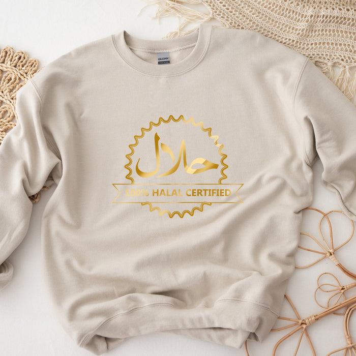 GOLD 100% Halal Certified Sweatshirt