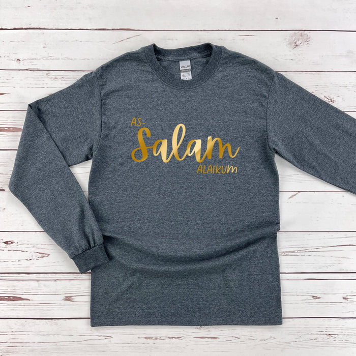 GOLD Assalamalaikum Long Sleeve Shirt