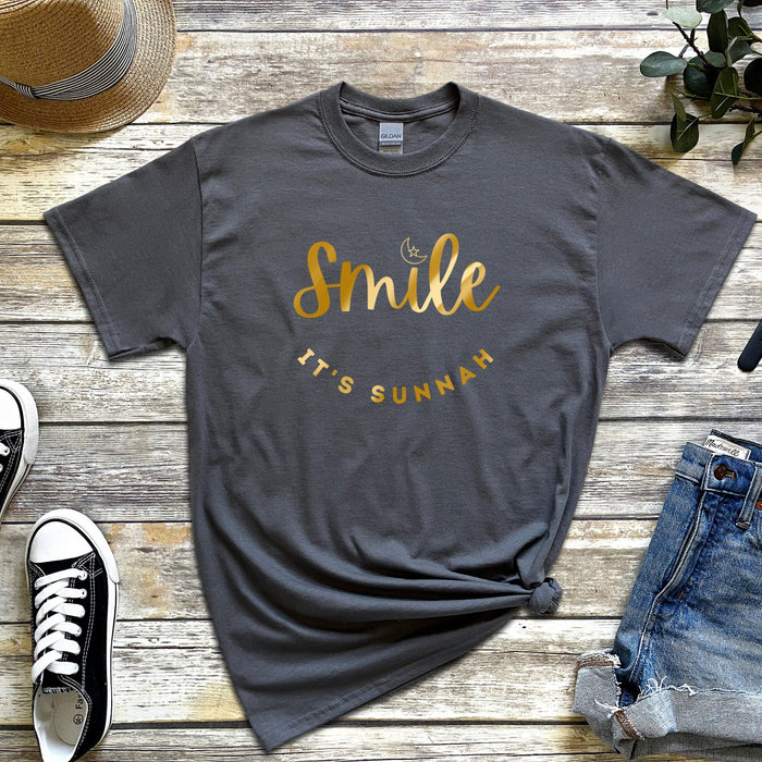 GOLD Smile It's Sunnah T-Shirt