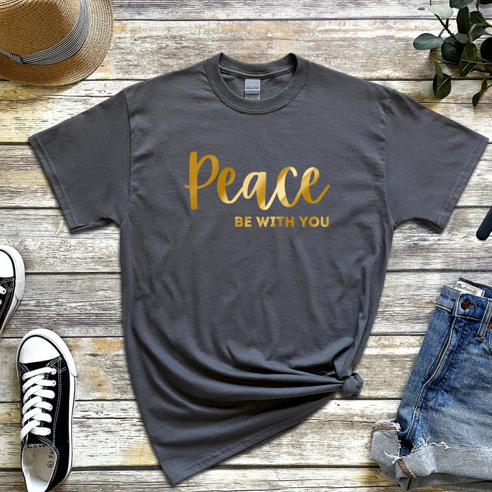 GOLD Peace Be With You T-Shirt