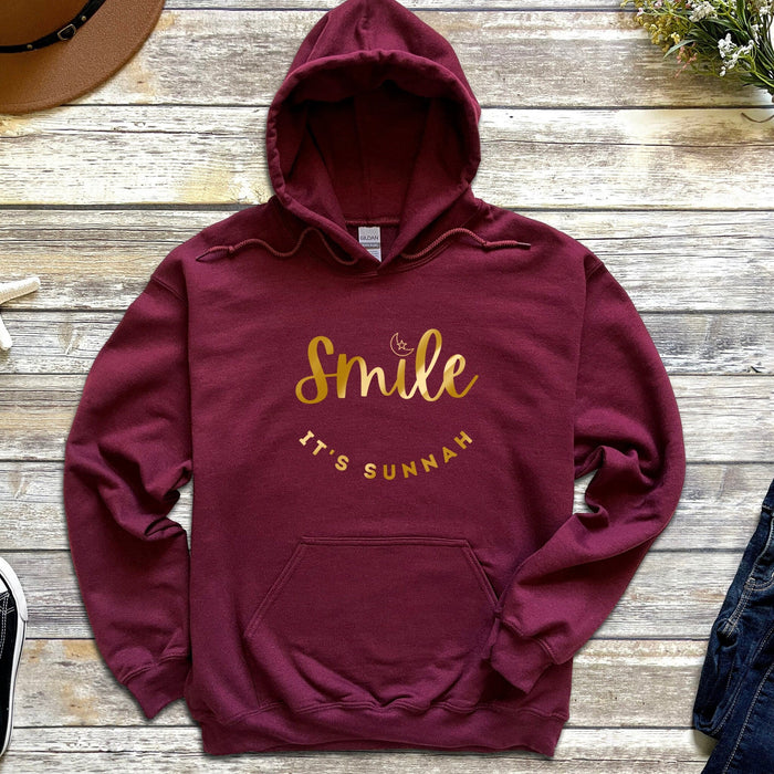 GOLD Smile It's Sunnah Hoodie