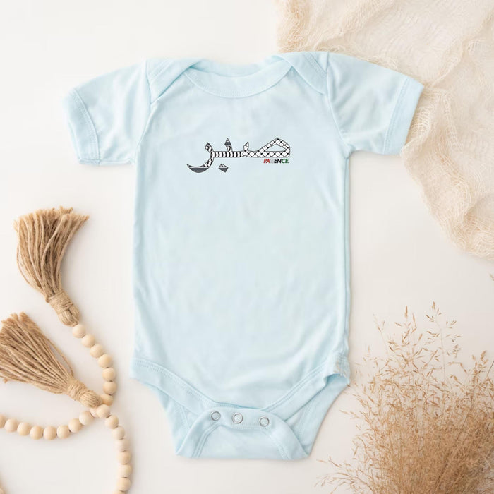 Palestine Keffiyeh Pattern صبر (Sabr) Patience Onesie