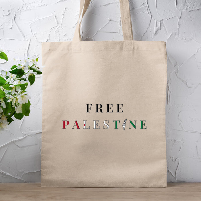 Free Palestine Tote Bag