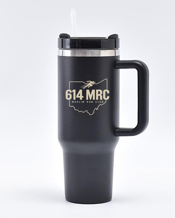 614MRC 40 oz Tumbler in Noir - front