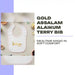 GOLD Assalam Alaikum Terry Bib by@Outfy