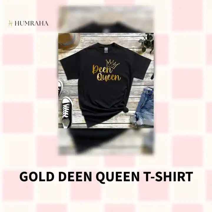 GOLD Deen Queen T-Shirt by@Outfy