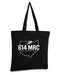 614MRC Cotton Tote in Black