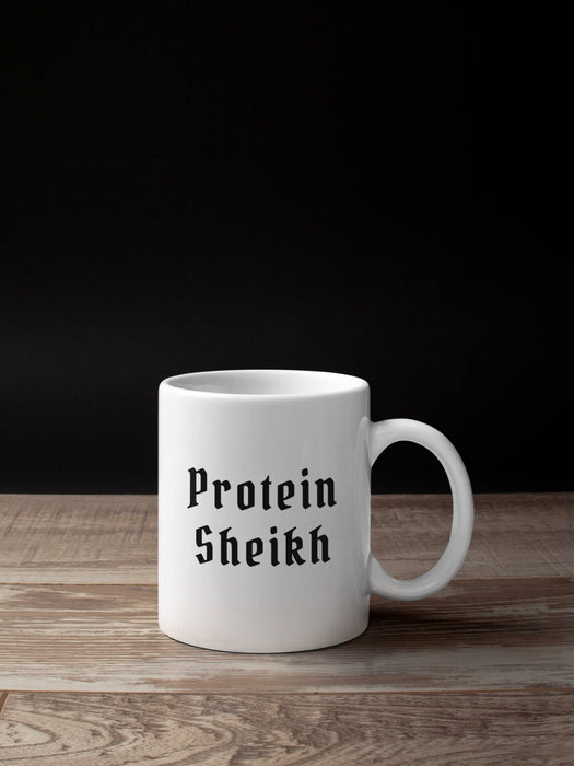 Protein Sheikh Mug (Double-Sided Print)