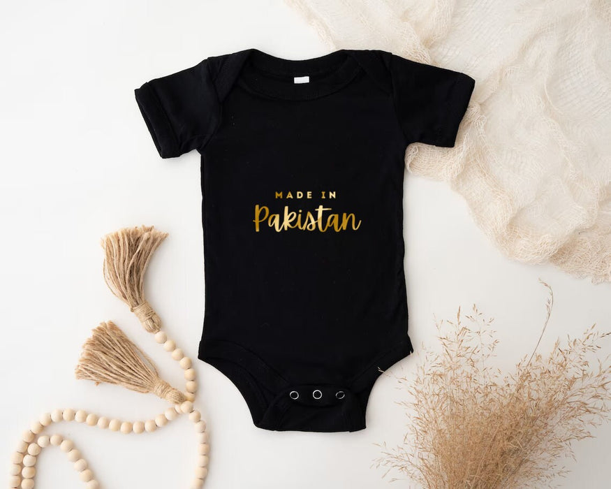GOLD Customizable Made in [INSERT COUNTRY] Onesie