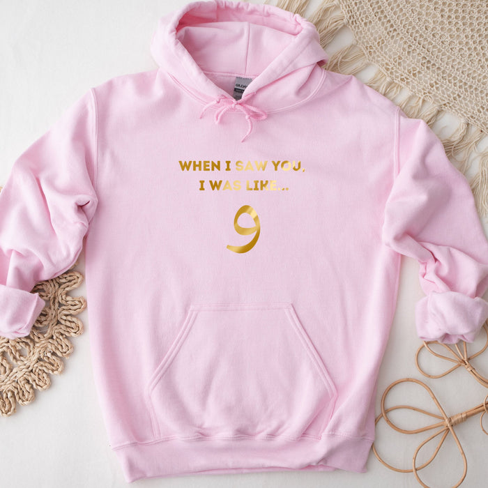 GOLD When I Saw You I was Like و ("Wow") Hoodie