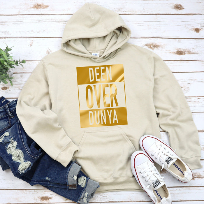 GOLD Deen Over Dunya Hoodie