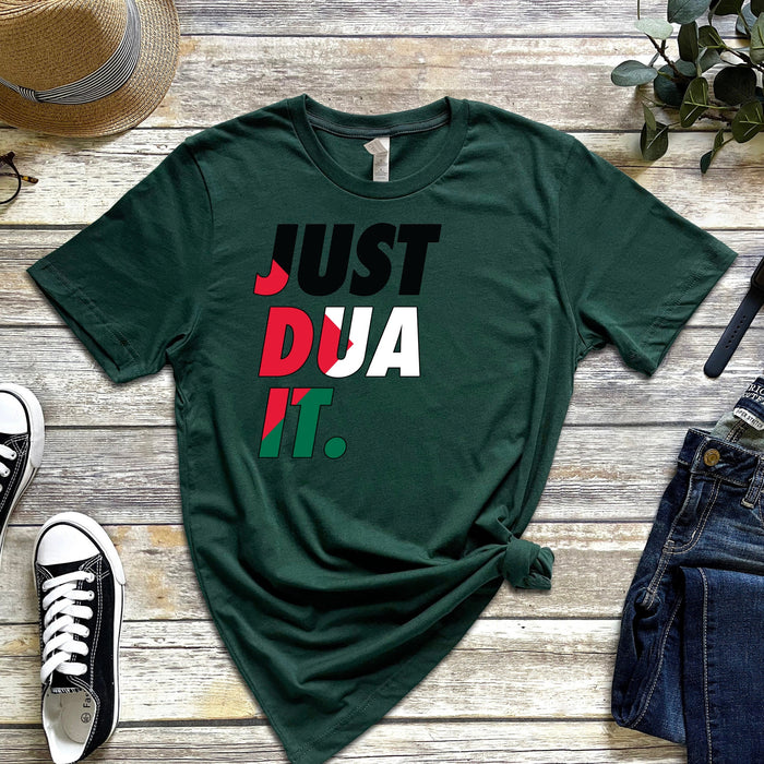 Just Dua It Palestine Flag T-Shirt