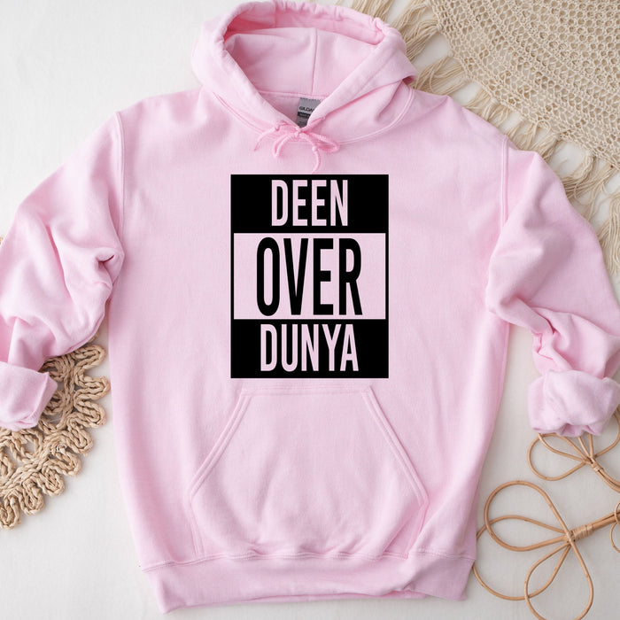 Deen Over Dunya Hoodie