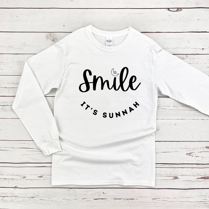 Smile It's Sunnah Long Sleeve Shirt