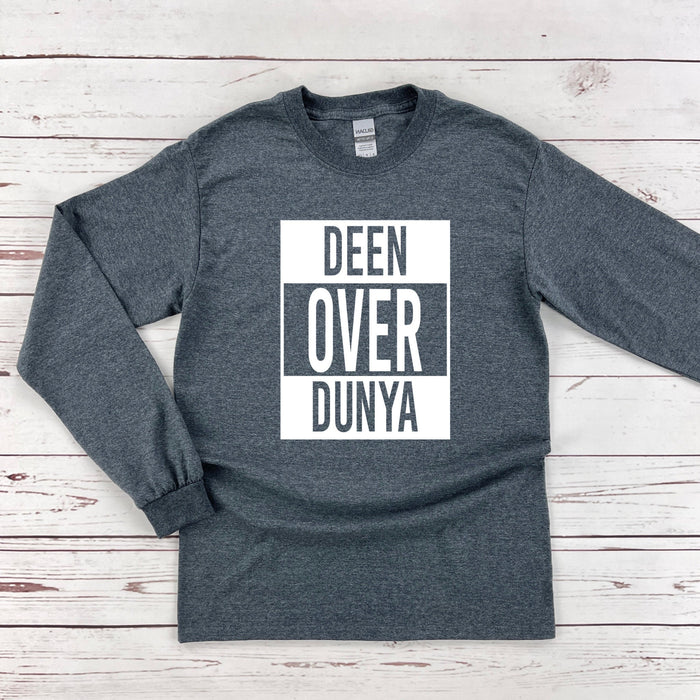 Deen Over Dunya Long Sleeve Shirt