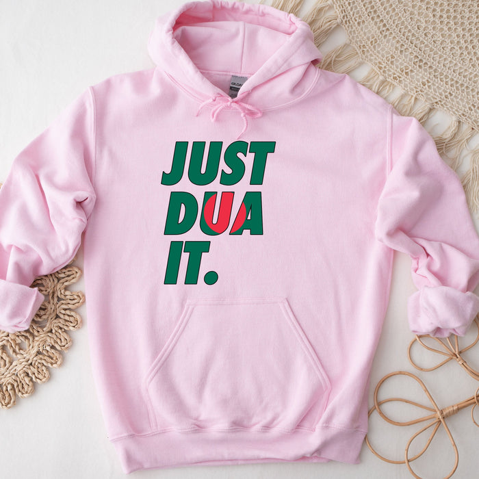 Just do it pink hoodie best sale