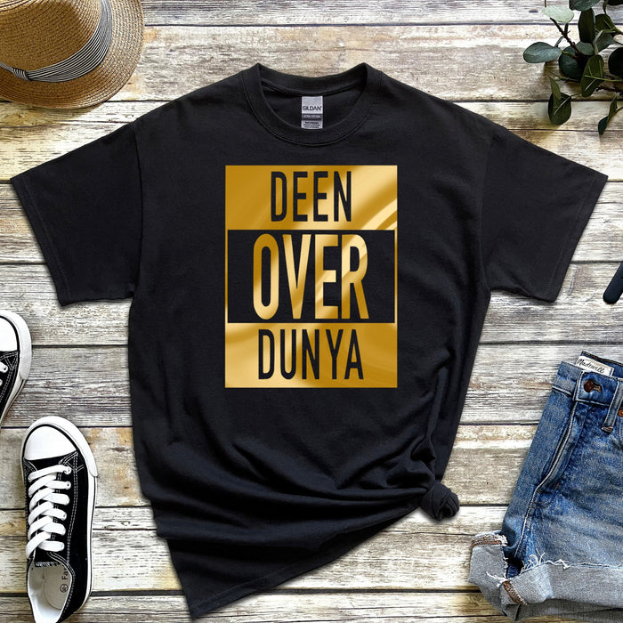 GOLD Deen Over Dunya T-Shirt