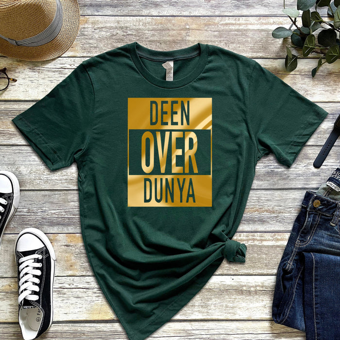 GOLD Deen Over Dunya T-Shirt