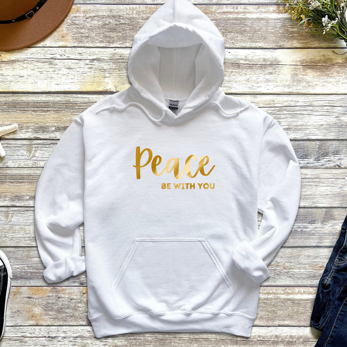 GOLD Peace Be With You Hoodie