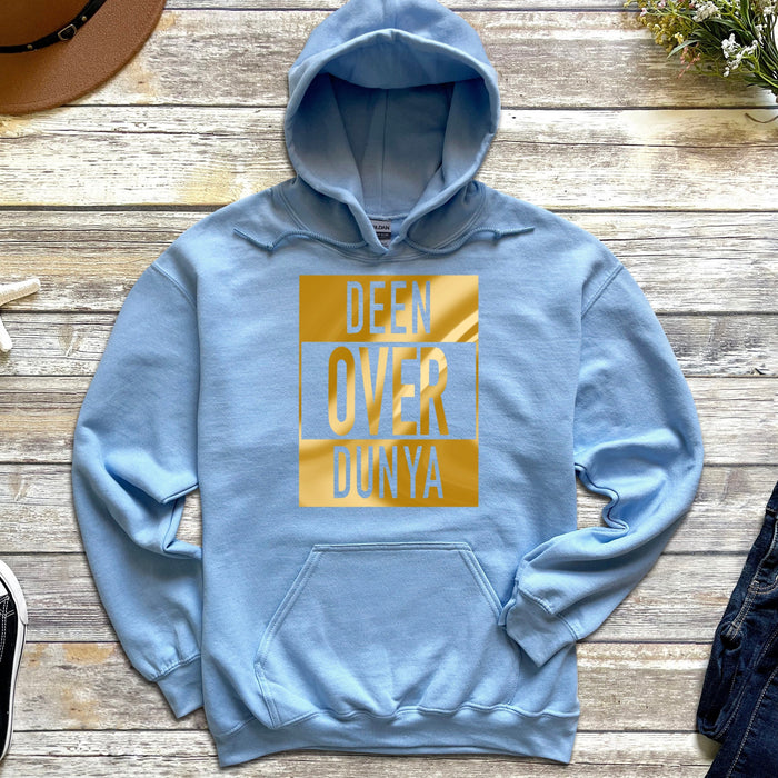 GOLD Deen Over Dunya Hoodie