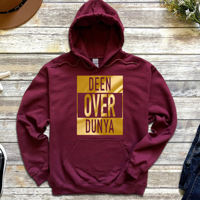 GOLD Deen Over Dunya Hoodie