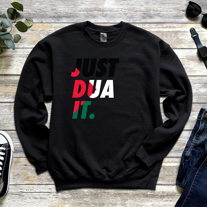 Just Dua It Palestine Flag Sweatshirt
