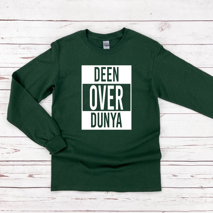 Deen Over Dunya Long Sleeve Shirt