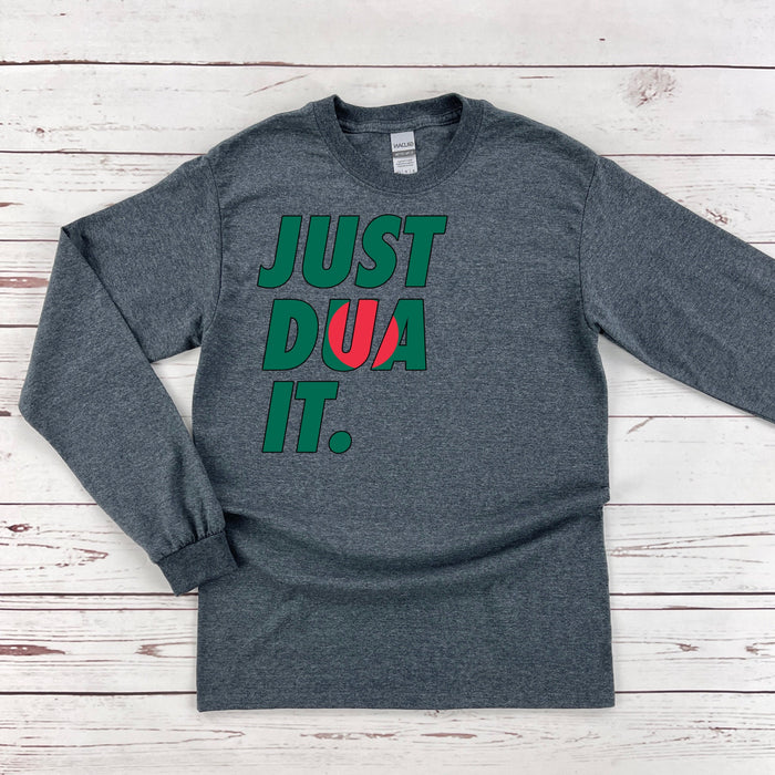 Just Dua It Bangladesh Flag Long Sleeve Shirt